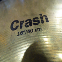 Decent 16" crash in good condition.