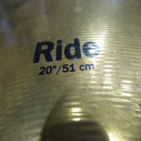 20" Ride cymbal in good condition.